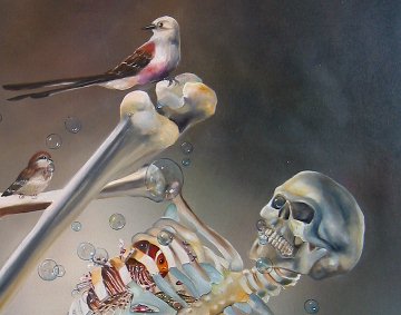 detail from "Skeletoquarium" by John Bravaro